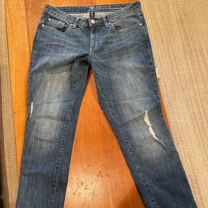 Size 6 GAP skinny roll up jeans